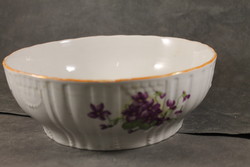 Antique Zsolnay violet stew bowl 287