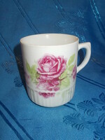 Antique rose pattern Zsolnay mug