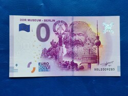 Germany 0 euro 2017 ndk museum marx berlin ndk coat of arms! Rare commemorative paper money! Unc