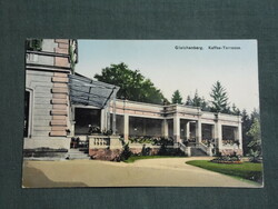 Postcard, postcard, Austria, Gleichenberg, kaffee terrasse, restaurant cafe