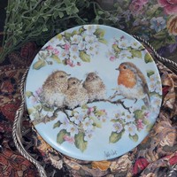 Royal Worcester madaras tányérok 7 féle mintával