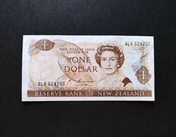 Új Zéland / New Zealand 1 Dollár 1985, F+