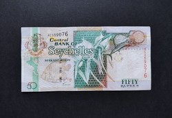 Seychelles Szigetek 50 Rúpia / Rupees 1998, F+-VF