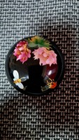 Zsolnay ladybug, butterfly bonbonier. Rare piece