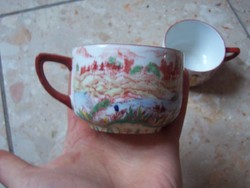 2 pieces of Victoria Czech cup with Japanese pattern