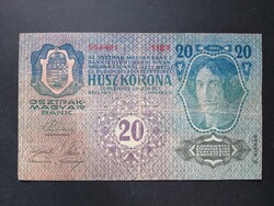 Austria-Hungary 20 kroner 1913 deutschösterreich vg
