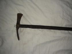 Wrought iron fire axe