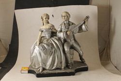 Porcelain large baroque pair 310