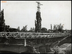 Larger size, photo art work by István Szendrő. The Hatvan road bridge