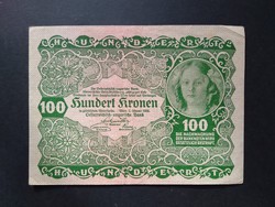 Austria-Hungary 100 kroner 1922 xf
