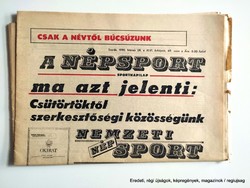 1990 February 28 / folk sport / for the birthday :-) original, old newspaper no.: 26677