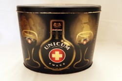 Nagy Unicumos fém doboz