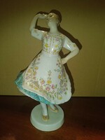 Zsolnay dancing girl in national costume at a lower price!!!