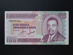 Burundi 100 Francs 2011 Unc