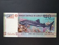 Dzsibuti 40 Francs 2017 Unc