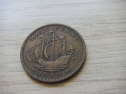 1/2  Penny   1939     Anglia