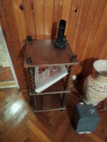 Small colonial cabinet with shelves for sale