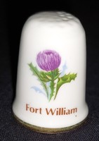 Scotland English porcelain thimble