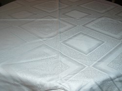 Charming white damask pillowcase