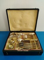 Silver cutlery set for 6 people in Viennese violin style