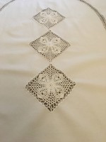 Handmade old tablecloth