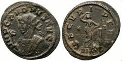 Probus 276-282 antoninian ticinum, securitas, secvrit perp, roman empire