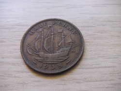 1/2 Penny 1938 England