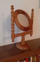 Carved table mirror - adjustable!