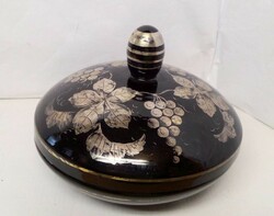 Silver painted candy offering Czech Bohemia 1910s rarity for your display case