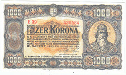 Magyarország 1000 korona 1923 REPLIKA