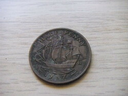1/2  Penny   1957     Anglia