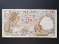 Franciaország 100 Francs 1939 F