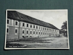 Képeslap, Tata Piarista konviktus kollégium, étkezde, 1930-