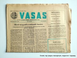 1961 August / iron / for birthday :-) original, old newspaper no.: 26691