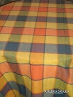 Beautiful checkered bedspread with small floral pattern, new