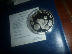 50 Years of the HUF 2,000 silver commemorative coin for sale!Pp