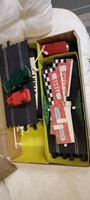 Retro car racing game scalextric model motor racing