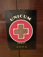 Large zwack unicum wall calendar 2003