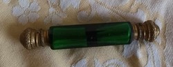 Rare antique emerald green perfume bottle circa 1860