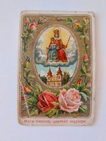 Old small holy image memory card prayer card matra sparrow holy well grace image