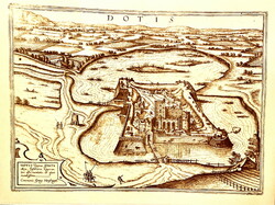 Tata, tata lake town; dotis mdlxvi / tatai castle in 1566.