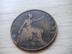 1 Penny 1903 England