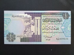 Libya 1/2 dinar 1991 unc