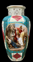 Hollóházi Antique Altwien Porcelain Vase