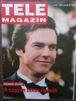 Tele Magazin 1994. január 22-28. Címlapon Dennis Quaid