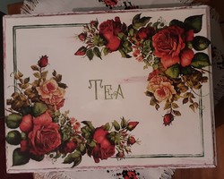 Romantikus teafilter tároló doboz