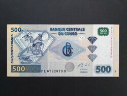 Congo 500 francs 2020 unc