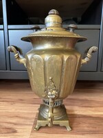 Antique, tsarist, Russian, pavel gladkov, tula, copper samovar