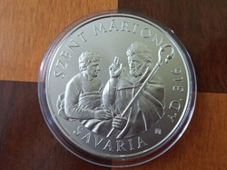 Saint Martin Savaria, born 1700 years ago, 2000 HUF coin 2016