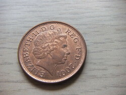 2 Penny 2001 England